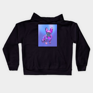 French Bulldog Pop Art Kids Hoodie